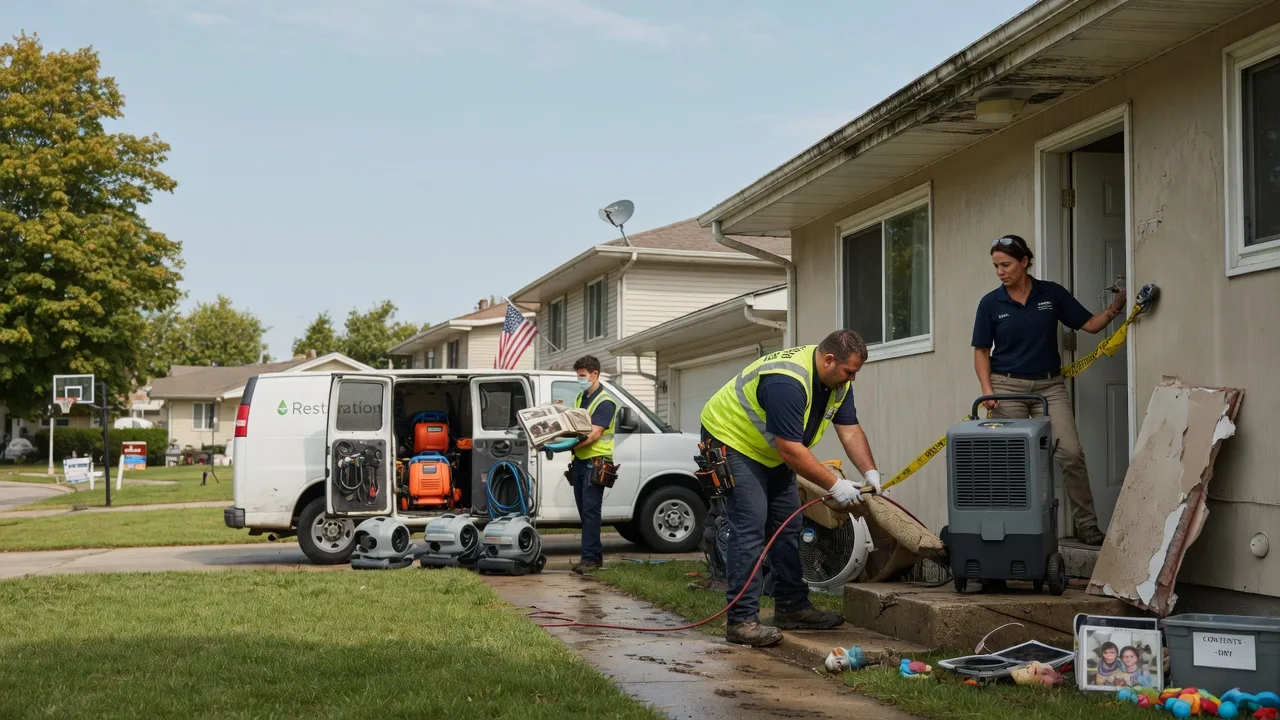 Water Damage Restoration in Plano, IA near me